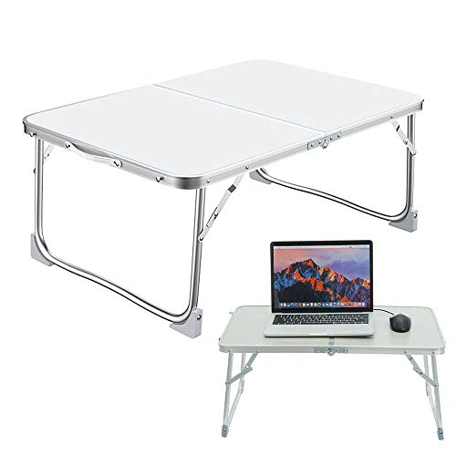 Faltbarer Laptop-Betttablett Tisch - Verstellbarer Klapptisch zum Lesen, Schreiben oder Frühstück im Bett - Tragbarer Notebook-Ständer für Sofa Terrasse Balkon Faltbarer Laptop-Betttablett Tisch - Verstellbarer Klapptisch zum Lesen, Schreiben oder Frühstück im Bett - Tragbarer Notebook-Ständer für Sofa Terrasse Balkon von Generisch