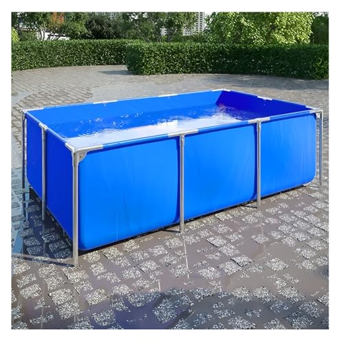 Faltbarer PVC-Aquarium, großes Fassungsvermögen, mit Ablassventil und Edelstahlbeschlägen, ideal für die Fischhaltung im Hinterhof Faltbarer PVC-Aquarium, großes Fassungsvermögen, mit Ablassventil und Edelstahlbeschlägen, ideal für die Fischhaltung im Hinterhof von Generisch