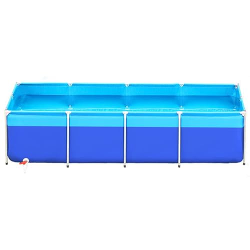 Faltbarer PVC Aquarium Fischteich mit Ablassventil, ideal für den Innen- und Außenbereich in Kultur, landwirtschaftlicher Bewässerung und Wasserspeicherung von Generisch