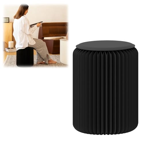 Faltbarer Papierstuhl mit Kissen, tragbarer Wabenhocker für Heimdekoration und Beistelltisch Faltbarer Papierstuhl mit Kissen, tragbarer Wabenhocker für Heimdekoration und Beistelltisch von Generisch