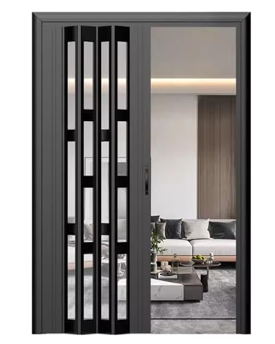 Faltbarer Raumteiler mit Befestigungsmaterial, erhältlich in den Größen 61 - 178 cm, perfekt für Zuhause und Büro, 78,7 x 203,2 cm, Schwarz Faltbarer Raumteiler mit Befestigungsmaterial, erhältlich in den Größen 61 - 178 cm, perfekt für Zuhause und Büro, 78,7 x 203,2 cm, Schwarz von Generisch