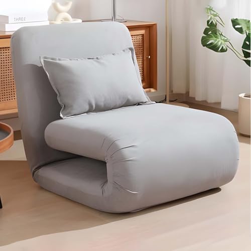Faltbarer Schlafsessel mit hoher Rückenlehne, abnehmbarer, waschbarer Bezug, ideal für Gaming, Wohnzimmer und Schlafzimmer von Generisch