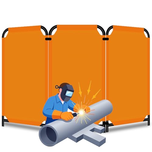 Faltbarer Schweißschirm mit Rahmen, Werkstatt/Werft/Industriestandort Schweißvorhang Barriere-Panels, Schweißsicherheitsausrüstung Faltbarer Schweißschirm mit Rahmen, Werkstatt/Werft/Industriestandort Schweißvorhang Barriere-Panels, Schweißsicherheitsausrüstung von Generisch