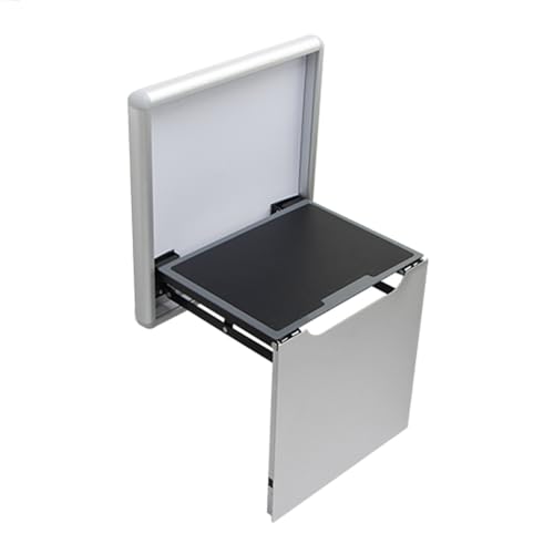 Faltbarer Stuhl aus Aluminiumlegierung mit Kunstledersitz und rutschfester Gummiunterseite für platzsparenden Schuhwechsel in Flur oder Badewanne Faltbarer Stuhl aus Aluminiumlegierung mit Kunstledersitz und rutschfester Gummiunterseite für platzsparenden Schuhwechsel in Flur oder Badewanne von Generisch
