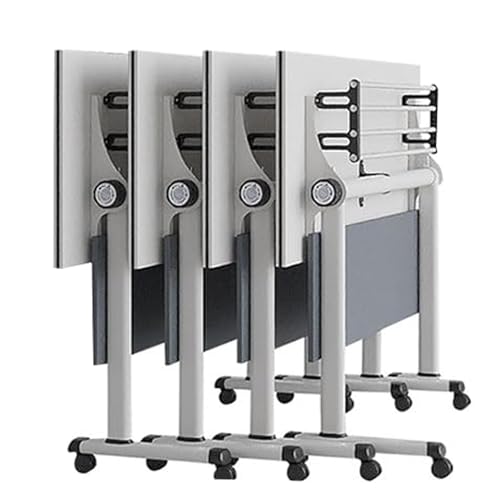 Faltbarer Tisch Tablett Nachttisch Laptoptisch Weiß Klapptisch Konferenztisch – Mobiler Trainingsschreibtisch 120 cm lang, tragbarer Konferenz- und Computertisch für Konferenzraum – 8 Stück ideal für Faltbarer Tisch Tablett Nachttisch Laptoptisch Weiß Klapptisch Konferenztisch – Mobiler Trainingsschreibtisch 120 cm lang, tragbarer Konferenz- und Computertisch für Konferenzraum – 8 Stück ideal für von Generisch