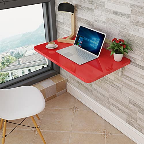 Faltbarer Wand-Küchentisch, platzsparender Holzschreibtisch, kompakter Klapptisch für kleine Räume, vielseitiger und stilvoller Wandtisch für Zuhause und Büro von Generisch