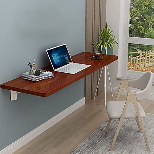 Faltbarer Wandtisch - Platzsparender Drop-Leaf-Schreibtisch Schwimmender Arbeitsplatz für kleine Räume Kompakter Klapptisch für Home Office oder Bastelraum von Generisch