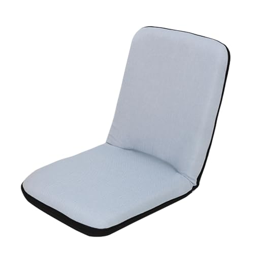 Faltbarer gepolsterter Bodenstuhl mit Rückenstütze, ergonomisches Design für ultimativen Komfort, stabil & stabil, ideal für Wohnzimmer, Schlafzimmer, Balkon von Generisch