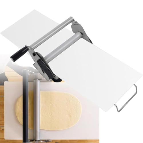 Faltbarer manueller Teigroller aus Edelstahl, verstellbare Dicke für perfekte Bäckerei-Blätterteig, platzsparendes Design für effiziente Küchennutzung Faltbarer manueller Teigroller aus Edelstahl, verstellbare Dicke für perfekte Bäckerei-Blätterteig, platzsparendes Design für effiziente Küchennutzung von Generisch
