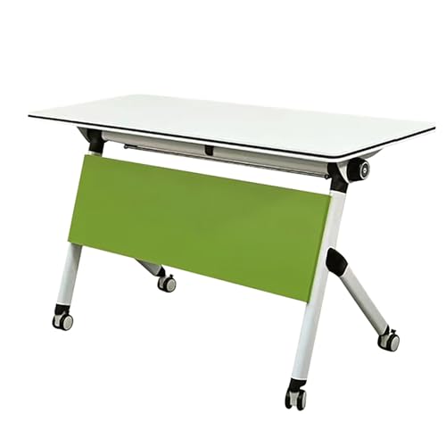 Faltbarer mobiler Konferenztisch mit Lenkrollen, modernes Flip-Top-Design für Büro und Klassenzimmer von Generisch