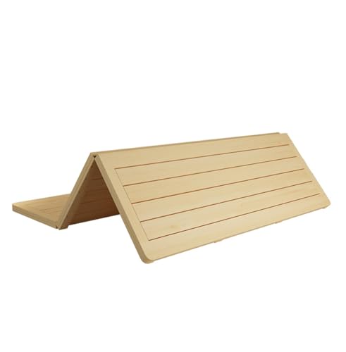 Faltbares Bettstützbrett aus Massivholz, atmungsaktiver Matratzenstabilisator für Sofas und Betten, weicher bis fester Taillenschutz, 70 x 130 cm, langlebiges und leichtes Design von Generisch
