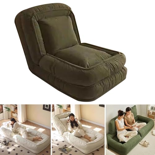 Faltbares Hundebett mit 2 Weichen Kissen, 5 Verstellbaren Positionen, Bequemes, Umwandelbares Lazy-Sofa for Schlafzimmer, Wohnzimmer, Büro von Generisch