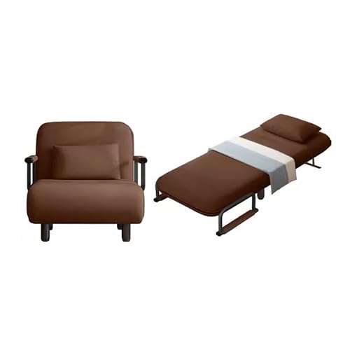 Faltbares Lazy Sofa, 2-in-1 umwandelbares Schlafsofa, verstellbare Rückenlehne für Wohnzimmerkomfort von Generisch