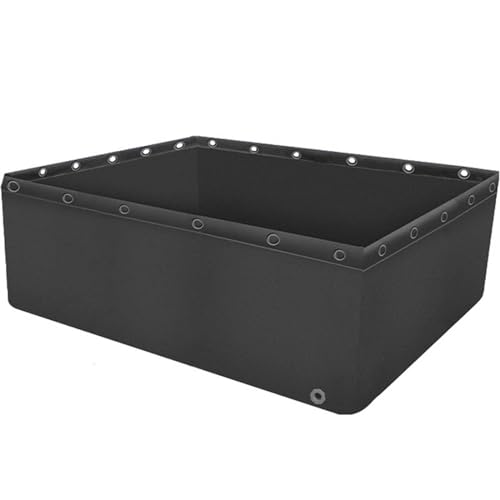 Faltbares PVC-Aquarium mit Ablassventil, multifunktionaler Wassertank für Garten, Pool und Notfall, perfekt für Fischzucht und Wasserspeicherung von Generisch