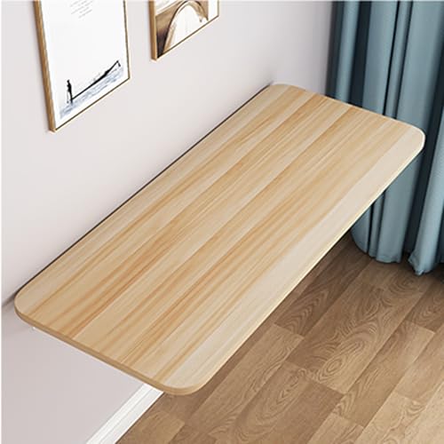 Faltbares Schreibtischregal zur Wandmontage, leichter Arbeitsplatz für Büro, Studio, Küche, Restaurant, Hausbar, helles Walnuss-Finish, 60 x 20 cm, platzsparende Lösung Faltbares Schreibtischregal zur Wandmontage, leichter Arbeitsplatz für Büro, Studio, Küche, Restaurant, Hausbar, helles Walnuss-Finish, 60 x 20 cm, platzsparende Lösung von Generisch