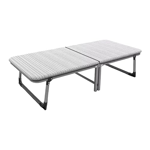 Faltbares tragbares Gästebett mit Matratze und 360°-Rollen, stabiler Rahmen, ideal für Zuhause und Büro, 40 mm breites Stützrohr Faltbares tragbares Gästebett mit Matratze und 360°-Rollen, stabiler Rahmen, ideal für Zuhause und Büro, 40 mm breites Stützrohr von Generisch