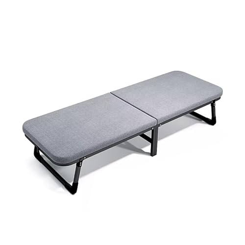 Faltbares tragbares Gästebett mit Matratze und 360°-Rollen, stabiler Rahmen, ideal für Zuhause und Büro, 40 mm breites Stützrohr Faltbares tragbares Gästebett mit Matratze und 360°-Rollen, stabiler Rahmen, ideal für Zuhause und Büro, 40 mm breites Stützrohr von Generisch