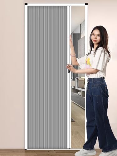 Falttür, Ziehharmonika, unsichtbares Schiebetür-Set, individuelle Größe, Innentür (Höhe 215 cm, Breite 76 cm) von Generisch