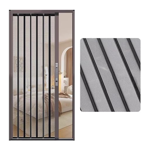 Falttür, belüftet mit Stahlgeflecht, Aluminiumrahmen, Schiebetür-Set für Innenräume Falttür, belüftet mit Stahlgeflecht, Aluminiumrahmen, Schiebetür-Set für Innenräume von Generisch