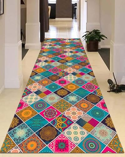Farbenfroher Vintage-Teppich für Küche und Flur, maschinenwaschbar, Akzentteppich, 140 cm x 800 cm Farbenfroher Vintage-Teppich für Küche und Flur, maschinenwaschbar, Akzentteppich, 140 cm x 800 cm von Generisch
