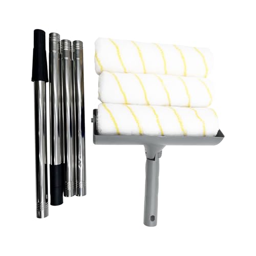 Farbroller Set,Praktisches Malerset - Ergonomischer Farbroller Mit Teleskopstiel Für Wände, Möbel & Decken Innenraumgestaltung Heimwerkerprojekte Farbroller Set,Praktisches Malerset - Ergonomischer Farbroller Mit Teleskopstiel Für Wände, Möbel & Decken Innenraumgestaltung Heimwerkerprojekte von Generisch