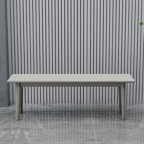 Farmhouse Esszimmerbank aus Holz mit abgerundeten Ecken, platzsparendes Design, ideal für Küche, Eingangsbereich oder Schlafzimmer von Generisch