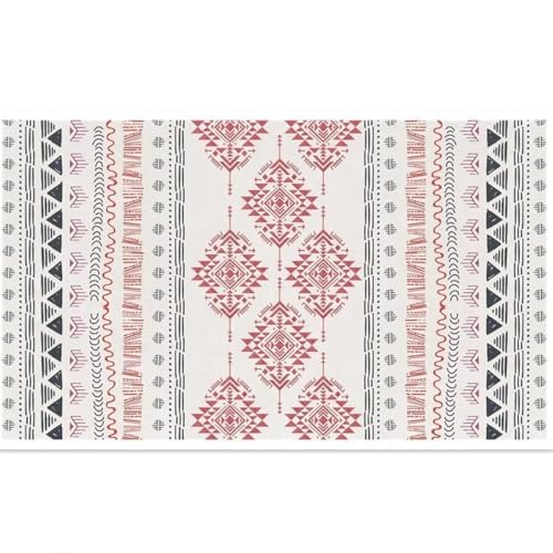 Fellteppiche für Schlafzimmer, waschbare Teppiche, grau-rote Linie, geometrisches Design, kann individuell angepasst werden, große Teppiche für Wohnzimmer, Außenteppiche für Terrasse, 200 x 300 cm Fellteppiche für Schlafzimmer, waschbare Teppiche, grau-rote Linie, geometrisches Design, kann individuell angepasst werden, große Teppiche für Wohnzimmer, Außenteppiche für Terrasse, 200 x 300 cm von Generisch