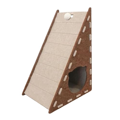 Felt Cat Scratcher, Triangular Vertical Integrated Scratching Pad, Non-Shedding Felt, Wear-Resistant Kitten Climbing Mat, 15.75x11.81x21.65in, Ideal for Playing and Scratching Fun Felt Cat Scratcher, Triangular Vertical Integrated Scratching Pad, Non-Shedding Felt, Wear-Resistant Kitten Climbing Mat, 15.75x11.81x21.65in, Ideal for Playing and Scratching Fun von Generisch