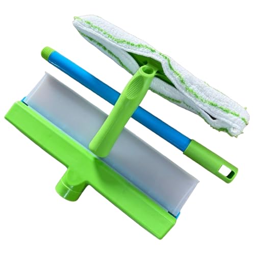 Fenster -Rakel - 11 Zoll Duschkreiste zum Reinigen, professioneller Schaber mit ergonomischem Griff, Silikonwischer -Kit für Zuhause, Badezimmer, Küche, Auto, Spiegel, Böden, Wände von Generisch