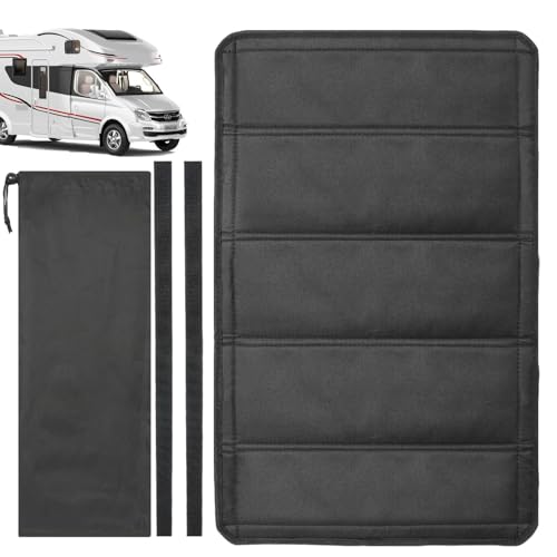 Fensterabdeckung - Privatsphäre von Magnetcamping -Privatsphäre | Anhängertür Fensterabdeckung RV schwarz | FALTBEMALTABLE MAGNETISCHER CAR FESTERW DER WASHEFORTE SUNSHADE SHIELD für Wärme- und UV -Sc von Generisch