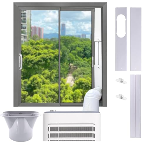 Fensterabdichtung FüR Mobile KlimageräTe Set- Abluftschlauch FensterdurchfüHrung, Einstellbare Fensterabdichtung Klimaanlage, Klima Fensterabdichtung Mit Abluftschlauch Adapter Fenster, zur Montage Fensterabdichtung FüR Mobile KlimageräTe Set- Abluftschlauch FensterdurchfüHrung, Einstellbare Fensterabdichtung Klimaanlage, Klima Fensterabdichtung Mit Abluftschlauch Adapter Fenster, zur Montage von Generisch