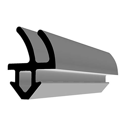 Horivert Fensterdichtung S-1388 schwarz 15m Gummidichtung Tür Balkon Dichtungsband Oberlicht Scheibe Luftzugstopper PVC Fenster Kunststofffensterdichtungen von HORIVERT