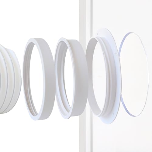 Fensterdurchführung Klimaanlage | Adapter für mobile Klimageräte mit Abluftschlauch | DIY Fensteradapter-Set | Flansch Fensterabdichtung | Hot Air Stop (150 mm) von Generisch