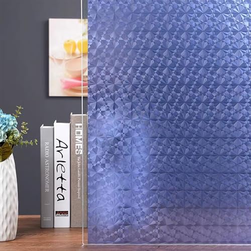 Fensterfolie Selbstklebend - Diamant Glas Sichtschutz Aufkleber UV & Hitzeschutz Dekorative Statische Haftung für Badezimmer Küche Büro Wohnzimmer - Einfache Installation Fensterfolie Selbstklebend - Diamant Glas Sichtschutz Aufkleber UV & Hitzeschutz Dekorative Statische Haftung für Badezimmer Küche Büro Wohnzimmer - Einfache Installation von Generisch
