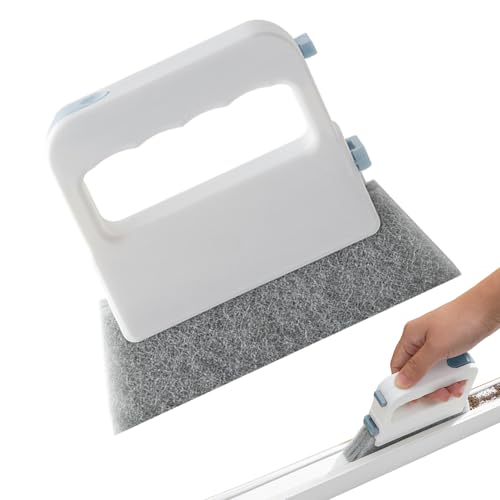 Fensterschienen Reiniger | Handgehaltenes Fensterschienen Reinigungsgerät - Robust Ergonomisch Wischtuch Staubwedel Mehrfachverwendbar Haushalt Küche Fensterschienen Reiniger | Handgehaltenes Fensterschienen Reinigungsgerät - Robust Ergonomisch Wischtuch Staubwedel Mehrfachverwendbar Haushalt Küche von Generisch