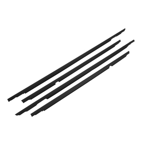 Fenstertürdichtungen, 4 Stück, Autotür, Fenster, Glas, Fensterdichtung, Zierleiste für Toyota für Land für Cruiser FJ80 FZJ80 HDJ80 1991-1998 75710-60021 von Generisch