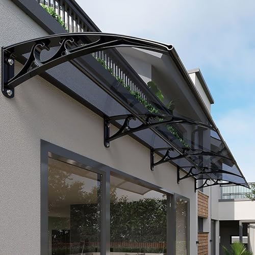 Fenstertürvordach mit Drainage, UV-Blockdach, einfache Installation für Regen- und Schneeschutz auf Terrasse Veranda Fenstertürvordach mit Drainage, UV-Blockdach, einfache Installation für Regen- und Schneeschutz auf Terrasse Veranda von Generisch