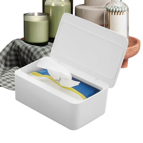 Feuchttuchspender | Baby Feuchttuch Box | Wiederverwendbare Aufbewahrungsbox Für Badezimmer Auto Wickeltisch Schreibtisch Haushalt Toilette von Generisch