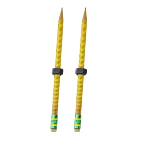 Fidget-Bleistift, Gewinde-Bleistifthülle mit Muttern für Kinder und Erwachsene, Dreh- und Bleistifte, strukturiertes sensorisches Schreiben von Generisch