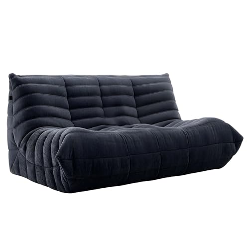 Fireside Chair - Weicher Wildleder-Lounge-Sessel mit voller Schwammkompression, knochenlose Couch, faules Bodensofa, Doppelsitz-Sitzsack-Sofa für Wohnzimmer und Schlafzimmer Fireside Chair - Weicher Wildleder-Lounge-Sessel mit voller Schwammkompression, knochenlose Couch, faules Bodensofa, Doppelsitz-Sitzsack-Sofa für Wohnzimmer und Schlafzimmer von Generisch