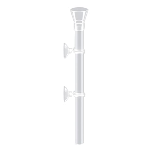 Fischfütterungsrohr | Acryl Aquarium Futterröhre - Transparente Futterkontrolle Verhinderung Verteilung für Aquarium Fische Schildkröten von Generisch