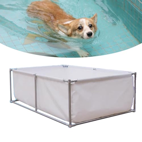 Fischteich-Leinwand mit Ständer, oberirdischer Pool-Rahmen für Garten, großes Outdoor-Aquarium für Kinder und Erwachsene Fischteich-Leinwand mit Ständer, oberirdischer Pool-Rahmen für Garten, großes Outdoor-Aquarium für Kinder und Erwachsene von Generisch
