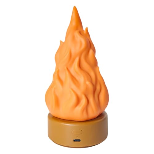 Flackernde Flamme Nachtlicht - Halloween LED Flamme Licht Schreibtischlampe | 3 Modi Ambient Lighting Home Decor für Outdoor Urlaub Weihnachten Camping Bauernhaus Kamin Hof Garten Flackernde Flamme Nachtlicht - Halloween LED Flamme Licht Schreibtischlampe | 3 Modi Ambient Lighting Home Decor für Outdoor Urlaub Weihnachten Camping Bauernhaus Kamin Hof Garten von Generisch
