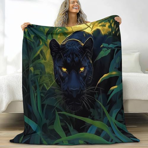 Flanell Kuscheldecke Tropischer Dschungel Leopard 150 x 200 cm Wohndecken Fleecedecke, Grün Weiche Flauschig Gemütliche Warme Sofaüberwurf - Wohnzimmer Schlafzimmer Tagesdecke Flanell Kuscheldecke Tropischer Dschungel Leopard 150 x 200 cm Wohndecken Fleecedecke, Grün Weiche Flauschig Gemütliche Warme Sofaüberwurf - Wohnzimmer Schlafzimmer Tagesdecke von Generisch