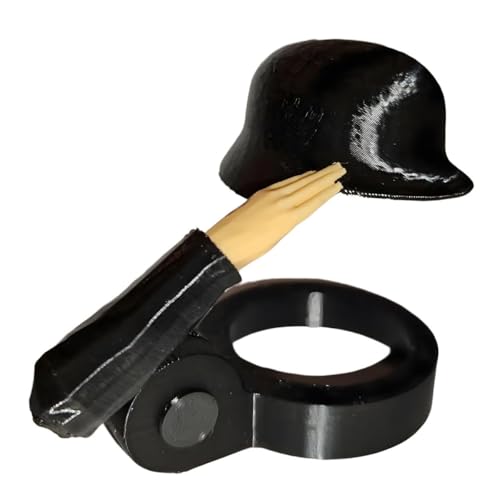 Flaschenverschlüsse, lustiger Soldat Salute Bier Flasche Helm Flaschenhelm, wiederverwendbar, staubdicht, dekoratives Party-Zubehör, für Grillen, Bars, Veteranen und Soldaten-Enthusiasten (Schwarz) Flaschenverschlüsse, lustiger Soldat Salute Bier Flasche Helm Flaschenhelm, wiederverwendbar, staubdicht, dekoratives Party-Zubehör, für Grillen, Bars, Veteranen und Soldaten-Enthusiasten (Schwarz) von Generisch