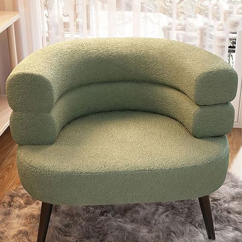 Flauschiger dunkelgrüner Sherpa-Stuhl – gemütlicher Sessel für kleine Räume, perfekt für Wohnzimmer, Schlafzimmer, Büro und Leseecke, bequeme Sitzhöhe 47 cm Flauschiger dunkelgrüner Sherpa-Stuhl – gemütlicher Sessel für kleine Räume, perfekt für Wohnzimmer, Schlafzimmer, Büro und Leseecke, bequeme Sitzhöhe 47 cm von Generisch