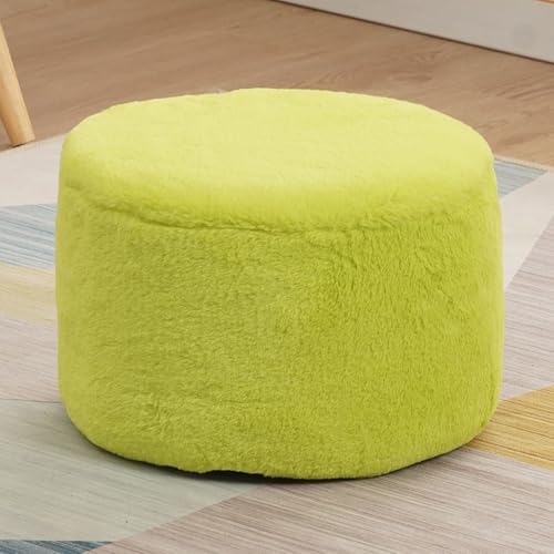 Flauschiger runder Sitzhocker mit Schaumstofffüllung, 30,5 x 20,3 cm, niedriger Sitz für Eingangsbereich, Wohnheim, Büro und Schuhwechselstuhl, Grün Flauschiger runder Sitzhocker mit Schaumstofffüllung, 30,5 x 20,3 cm, niedriger Sitz für Eingangsbereich, Wohnheim, Büro und Schuhwechselstuhl, Grün von Generisch