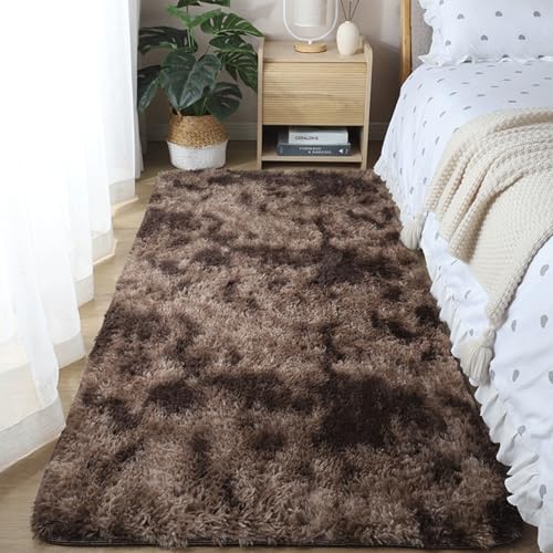 Flauschiger rutschfester Shaggy Area Rug Waschbarer Hochflor Teppich für Wohnzimmer Schlafzimmer Kinderzimmer Moderner Flur Läufer 50x80cm Flauschiger rutschfester Shaggy Area Rug Waschbarer Hochflor Teppich für Wohnzimmer Schlafzimmer Kinderzimmer Moderner Flur Läufer 50x80cm von Generisch