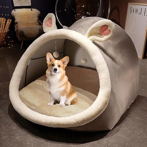 Flauschiges Plüsch-Hundesofa, abnehmbarer waschbarer Bezug für Möbelschutz, bequemes Kissen für große Hunde Flauschiges Plüsch-Hundesofa, abnehmbarer waschbarer Bezug für Möbelschutz, bequemes Kissen für große Hunde von Generisch