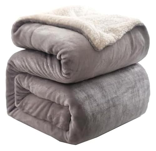 Fleece-Überwurfdecke – doppelte, wendbare Mikrofaser-Decke für Heimdekoration, gemütliches, warmes, weiches Design für Bett und Sofa Fleece-Überwurfdecke – doppelte, wendbare Mikrofaser-Decke für Heimdekoration, gemütliches, warmes, weiches Design für Bett und Sofa von Generisch